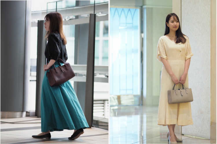 2wayショルダーバッグを使用している様子