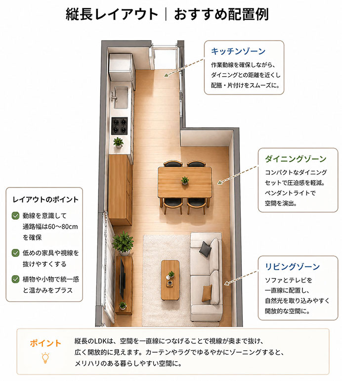 縦型レイアウト